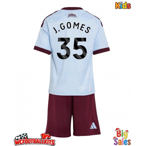 Aston Villa Joao Gomes #35 Replica Third Stadium Kit for Kids 2026-27 Short Sleeve (+ pants)
